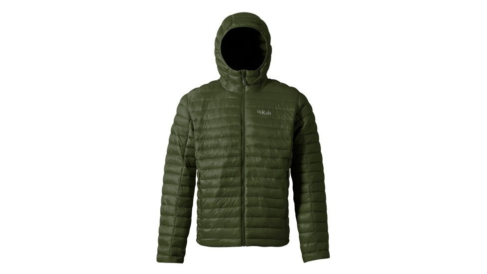 Rab Nimbus Jacket, Army/Cactus, Small, QIO-27-AR-S