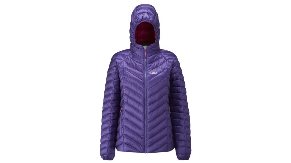 Shed, Rab Womens Nimbus Jacket, Juniper/ Peony, 12, QIO-08-JU-12-DEMO