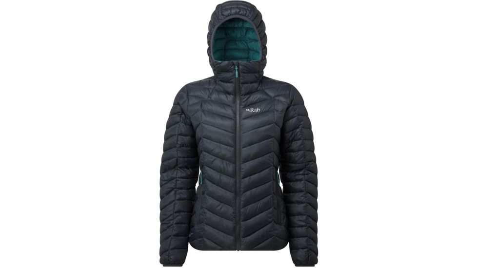 Rab Nimbus Jacket - Women's, Beluga/Seaglass, Extra Small, QIO-39-BE-08