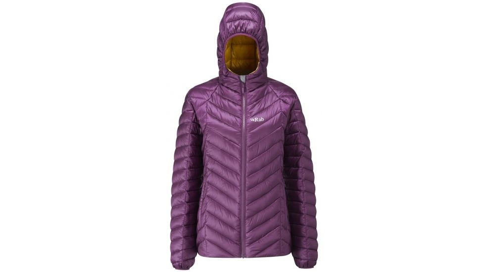 Rab Nimbus Jacket - Women's, Berry/ Mimosa, 16, QIO-08-BY-16