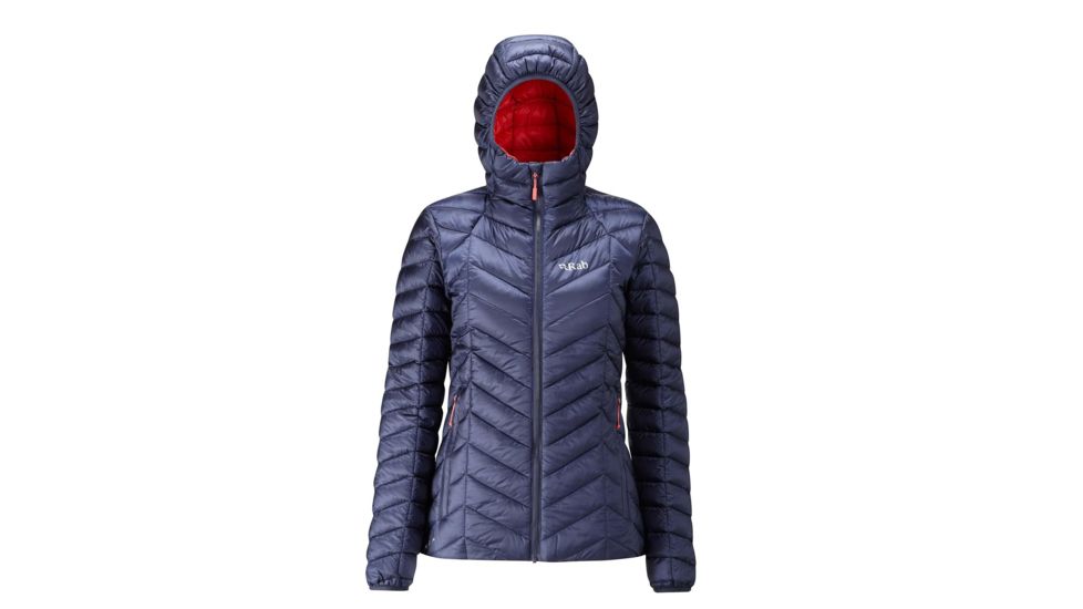 Rab Nimbus Jacket - Women's, Deep Ink/ Passata, 10, QIO-08-DI-10-DEMO
