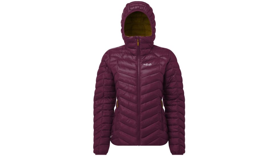 Rab Nimbus Jacket - Women's, Eggplant/Footprint, Medium, QIO-39-EG-12-DEMO