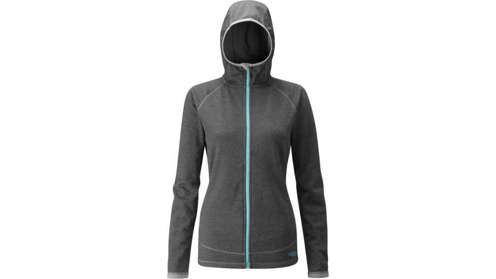 Rab Nucleus Hooded Jacket - Women's-Anthracite-8