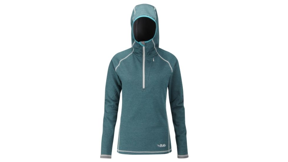 Shed, Rab Womens Nucleus Hoody, Persian, 10, QFA-84-PR-10-DEMO