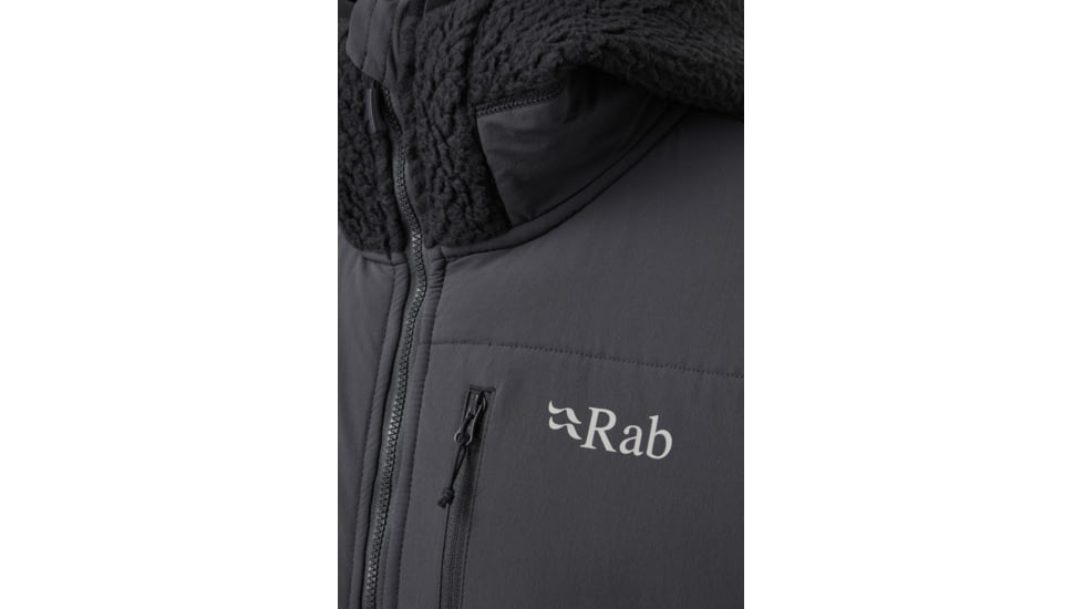 Rab Outpost Jacket - Mens, Beluga, Small, QFB-31-BE-S