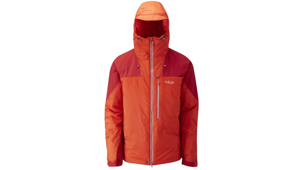 DEMO, Rab Mens Photon X Jacket, Peel/Rust/Shark, Large, QIN-91-PL-L-DEMO