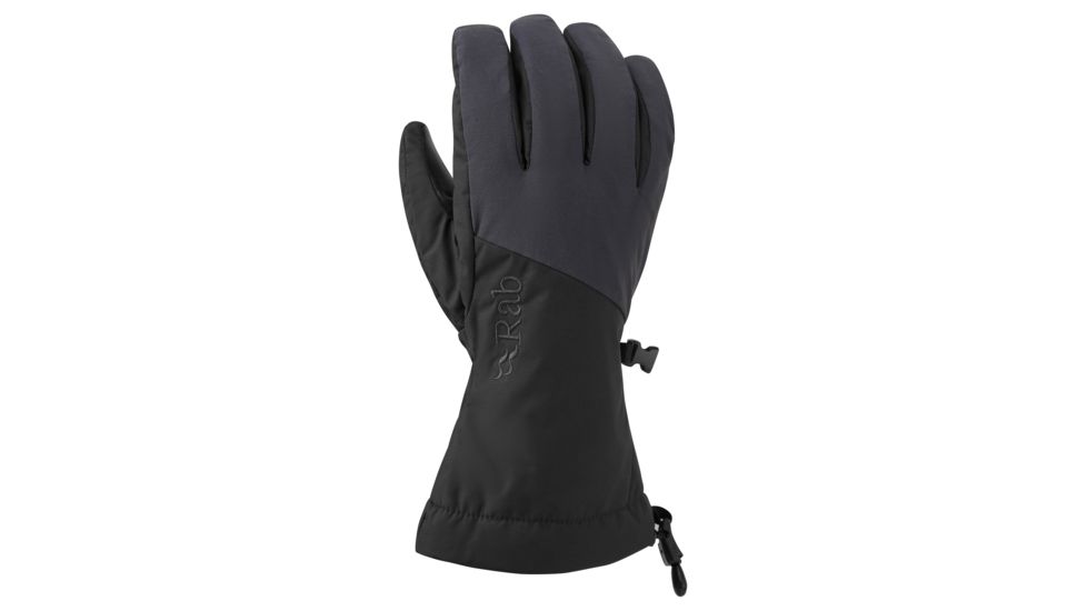 Rab Pinnacle GTX Glove - Unisex, Black, Small, QAH-68-BL-S