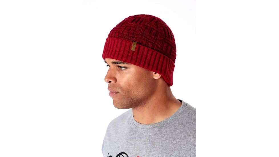 Rab Pinto Beanie, Oxblood Red, One Size, QAA-95-OR