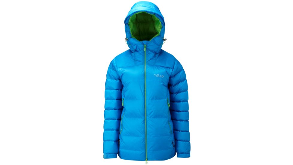 Rab Positron Jacket - Womens-Topaz/Wasabi-X-Small