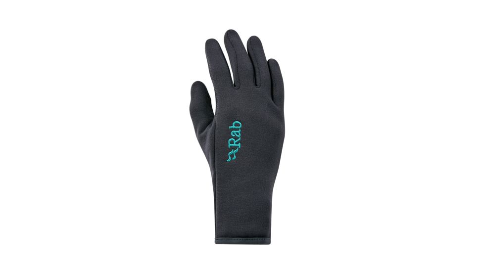 Rab Power Stretch Contact Glove - Women's, Beluga, Small, QAH-56-BE-S