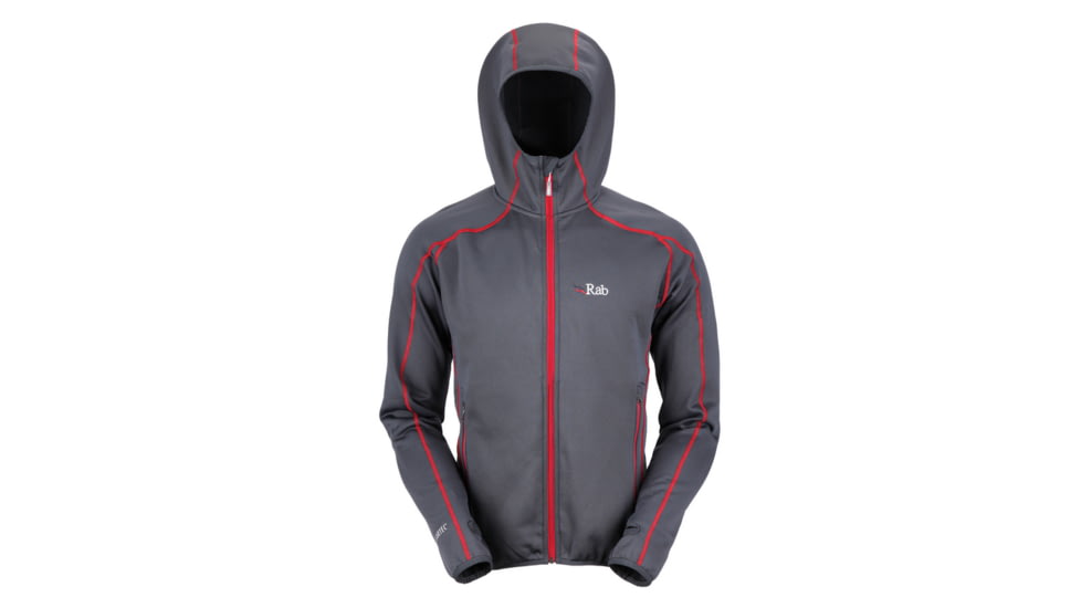 Rab Power Stretch Hoodie - Men's-Beluga-Large