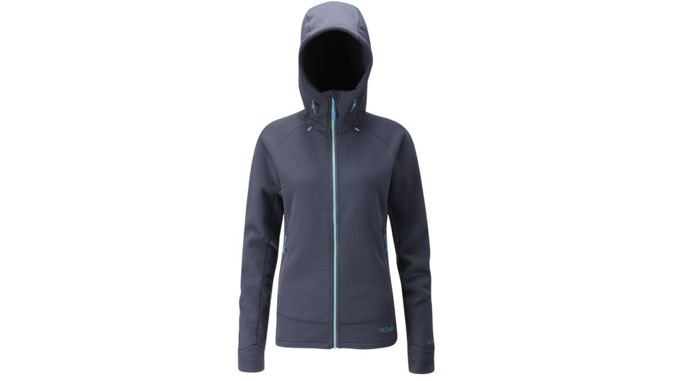 Rab Power Stretch Pro Hoody - Womens-Beluga-Small