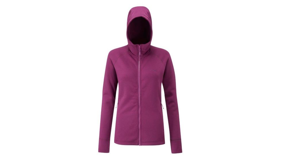 Rab Power Stretch Pro Jacket - Womens, Berry, Small, QFA-94-BY-10