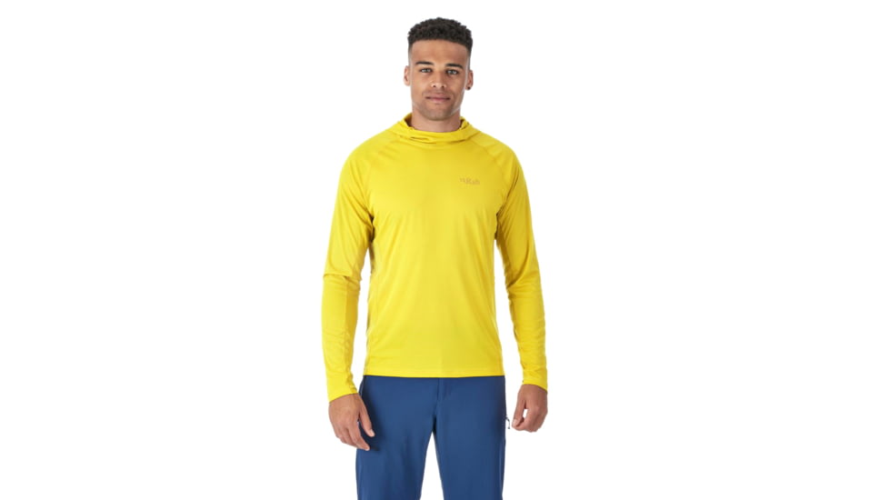 Rab Pulse Hoody - Mens, Sulphur, Medium, QBU-75-SU-M