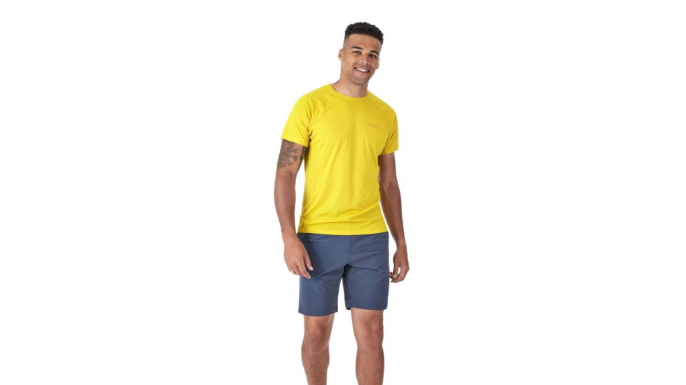 Rab Pulse SS Tee - Mens, Sulphur, Extra Large, QBU-79-SU-XL