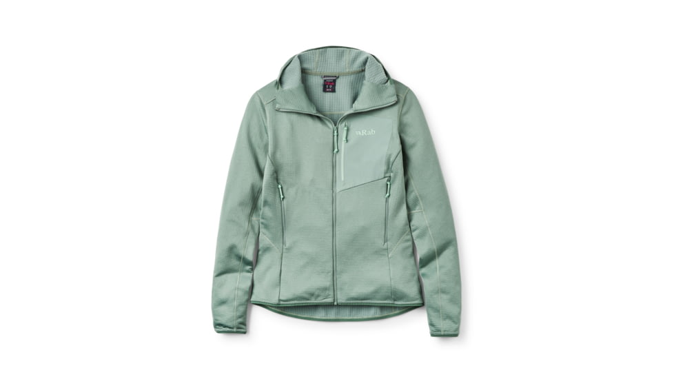 Rab Ascendor Light Hoody - Women's, Dark Fig Green, 10/Small, QFG-59-DFG-10