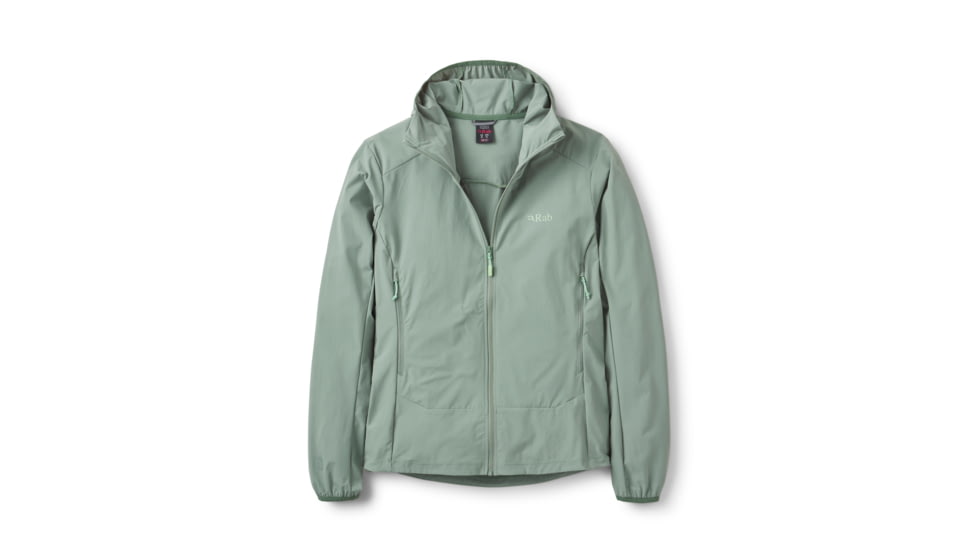 Rab Borealis Hooded Jacket - Women's, Dark Fig Green, 10/Small, QWS-77-DFG-10