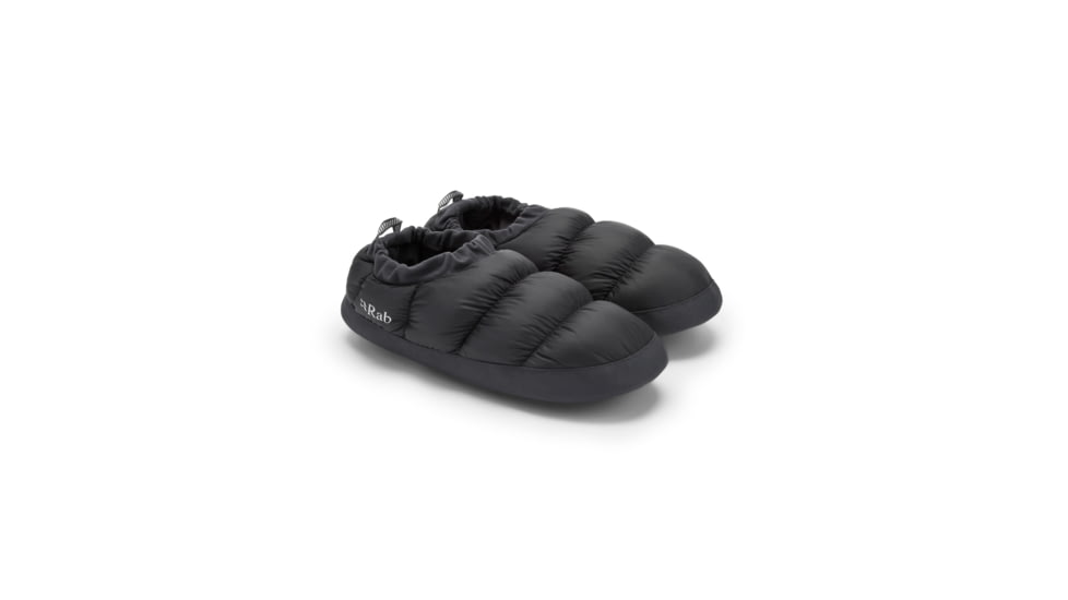 Rab Down Hut Slipper, Black, Extra Large, QAJ-03-BLK-XLG