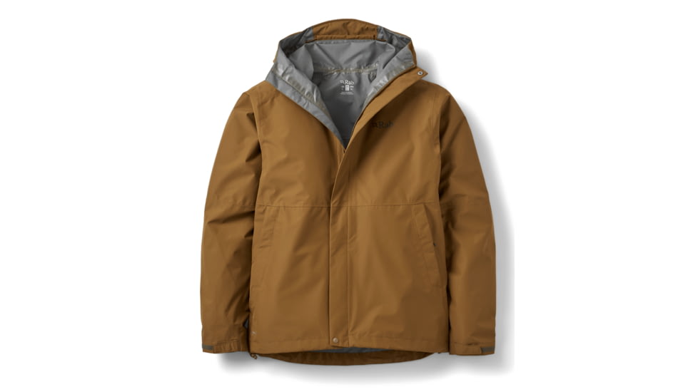 Rab Downpour Jacket - Man's, Oak, 2XL, QWI-06-OAK-XXL