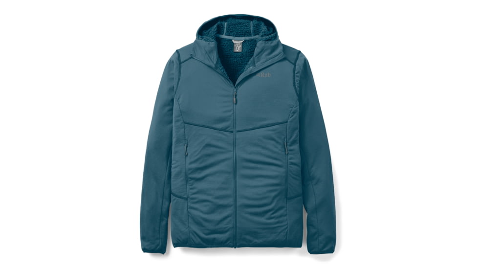 Rab Evolute Hoody - Man's, Tempest Blue, Large, QFG-19-TMP-LRG