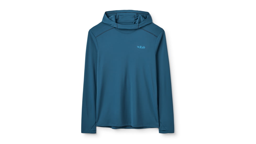 Rab Force Hoody - Men's, Tempest Blue, Large, QCC-20-TMB-LRG