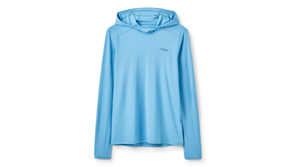 Rab Force Hoody - Women's, Bluebird, 10/Small, QCC-21-BBD-10