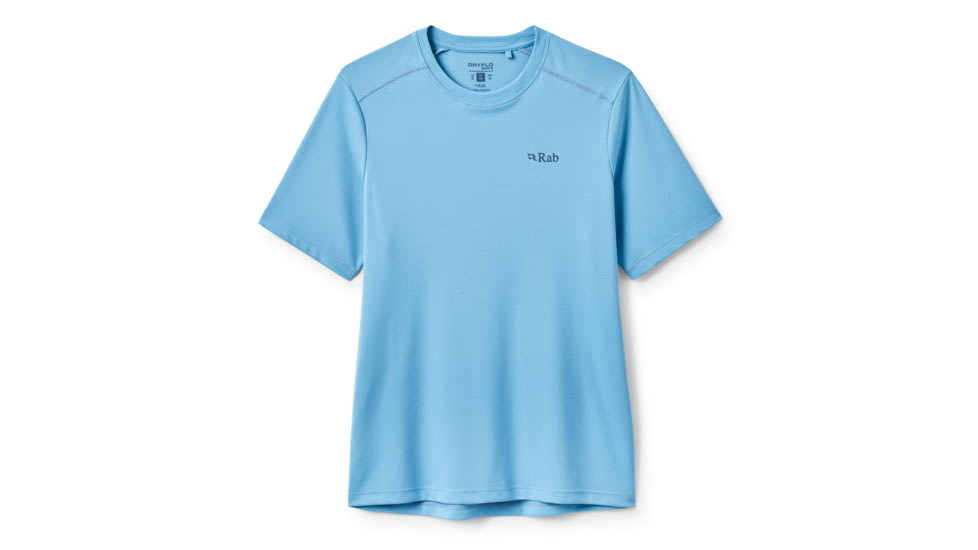 Rab Force Tee - Women's, Bluebird, 10/Small, QCC-25-BBD-10