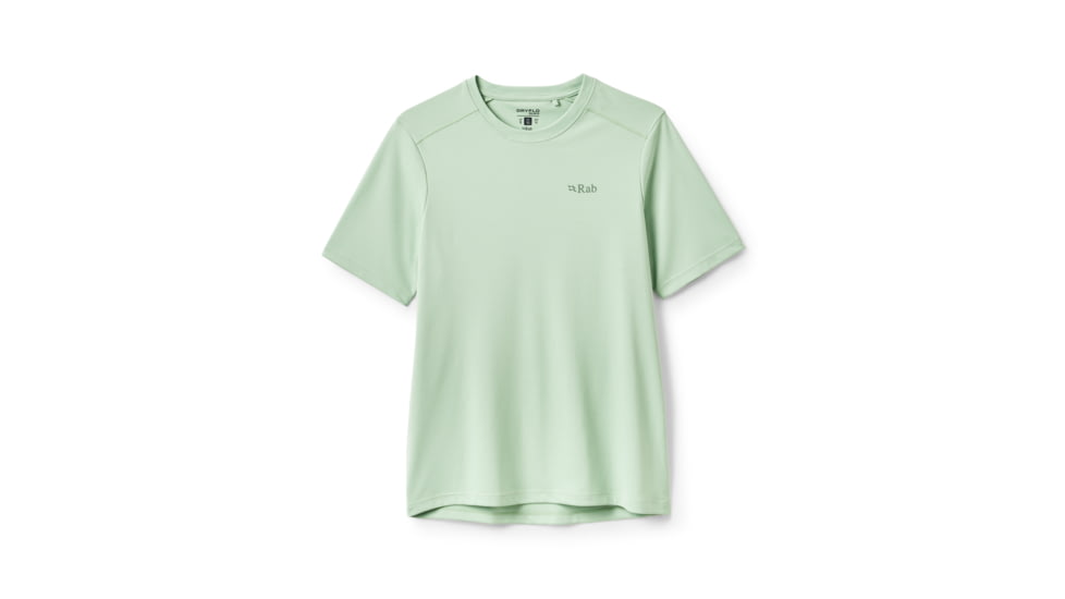 Rab Force Tee - Women's, Fig Green, 14/Large, QCC-25-FGR-14