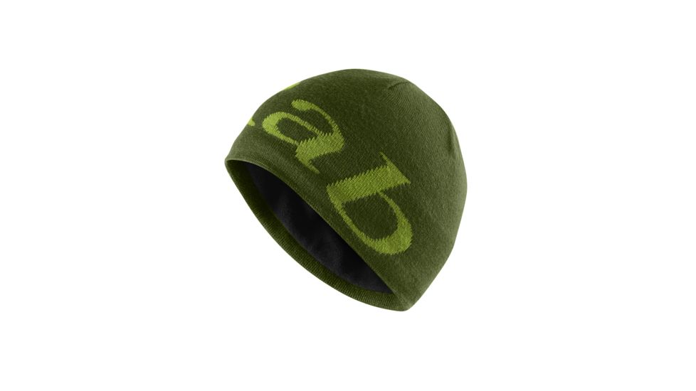 Rab Logo Beanie - Unisex, Army, One size, QAA-09-AR-U