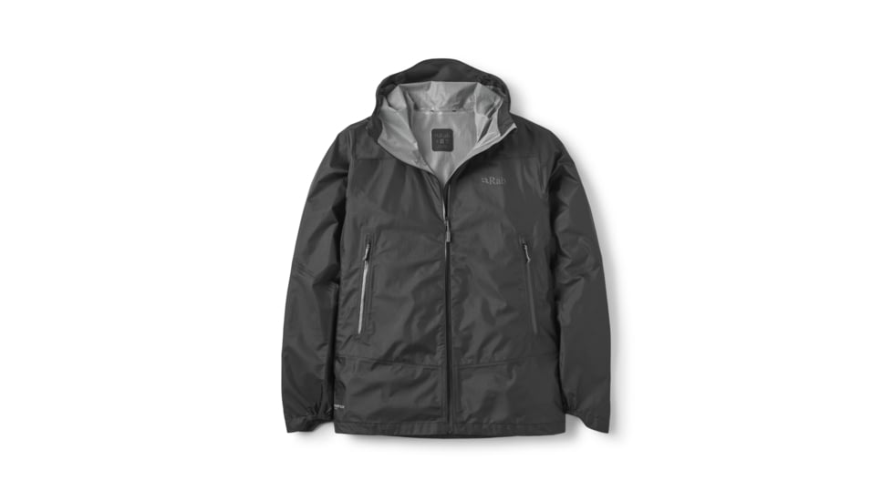 Rab Phantom Mountain Waterproof Jacket - Men's, Black, Extra Large, QWI-71-BLK-XLG