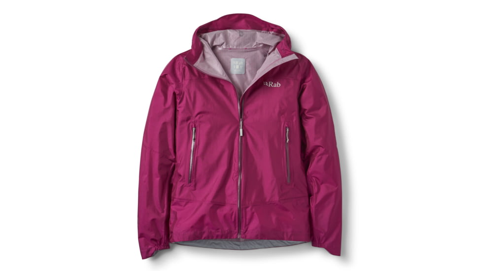 Rab Phantom Mountain Waterproof Jacket - Women's, Plum, 12/Medium, QWI-72-PLM-12