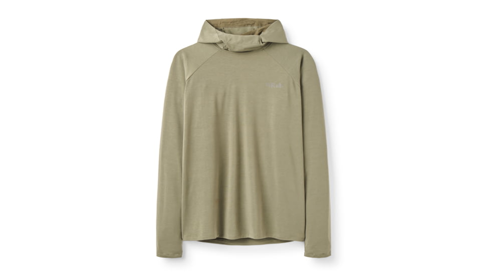 Rab Rivelin Hoody - Men's, Light Khaki, Medium, QFG-43-LKH-MED