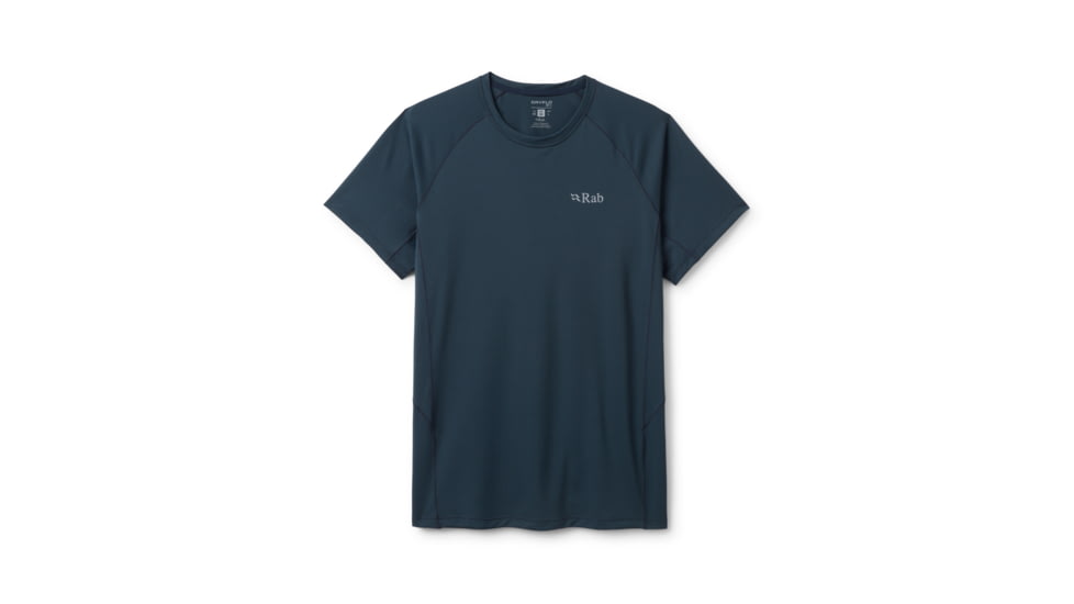 Rab Sonic Tee - Men's, Beluga, Extra Large, QCC-55-BEL-XLG