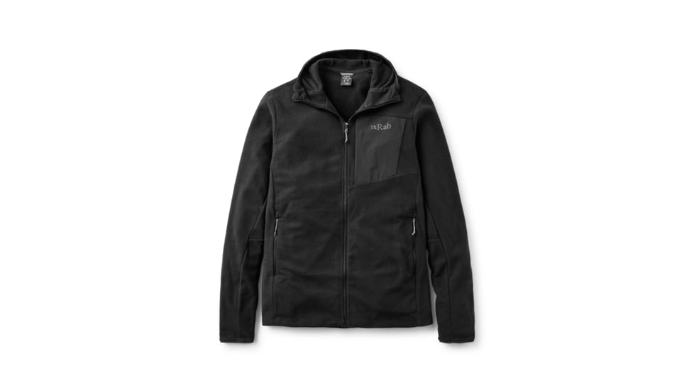 Rab Tecton Hoody - Men's, Black, Extra Large, QFG-83-BLK-XLG