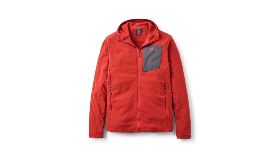 Rab Tecton Hoody - Men's, Tuscan Red, Extra Large, QFG-83-TRD-XLG
