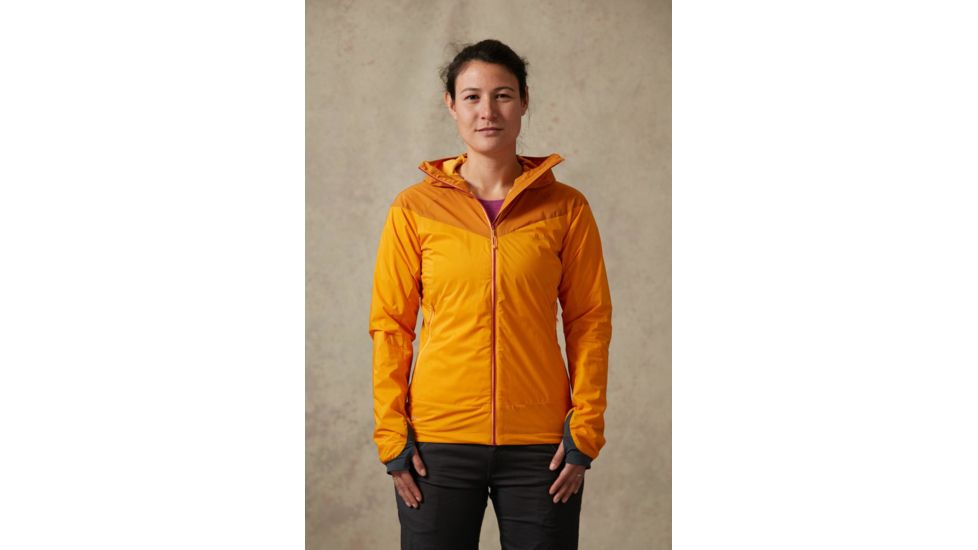 Rab Rampage Jacket - Womens, Tagine/Gold, 10, QFT-60-TA-10