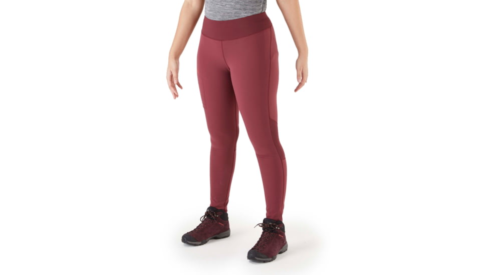 Rab Rhombic Tights - Womens, Deep Heather, Large, QFU-71-DEH-14