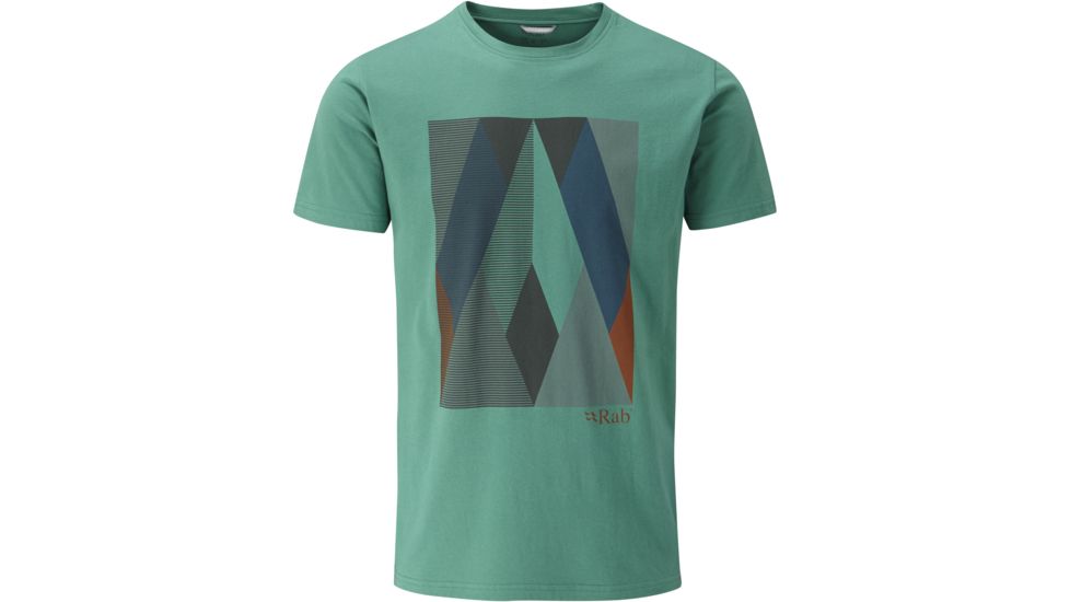 Rab Rock Graphic Tee - Men's-Fresh Green-Small