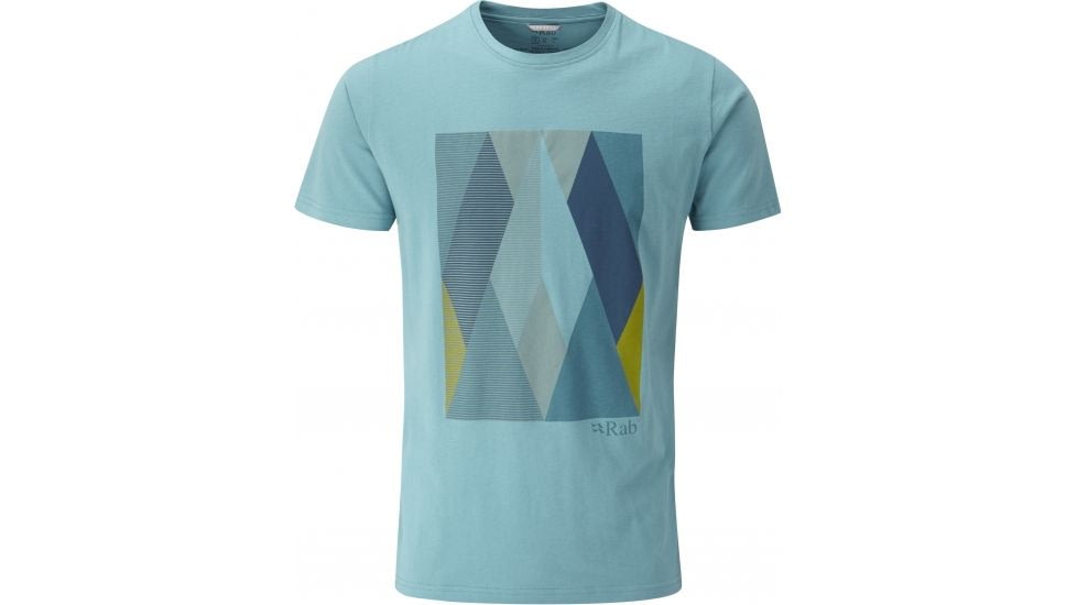 Rab Rock Graphic Tee - Mens, Stonewash, 2X Large, QBU-50-SW-XXL