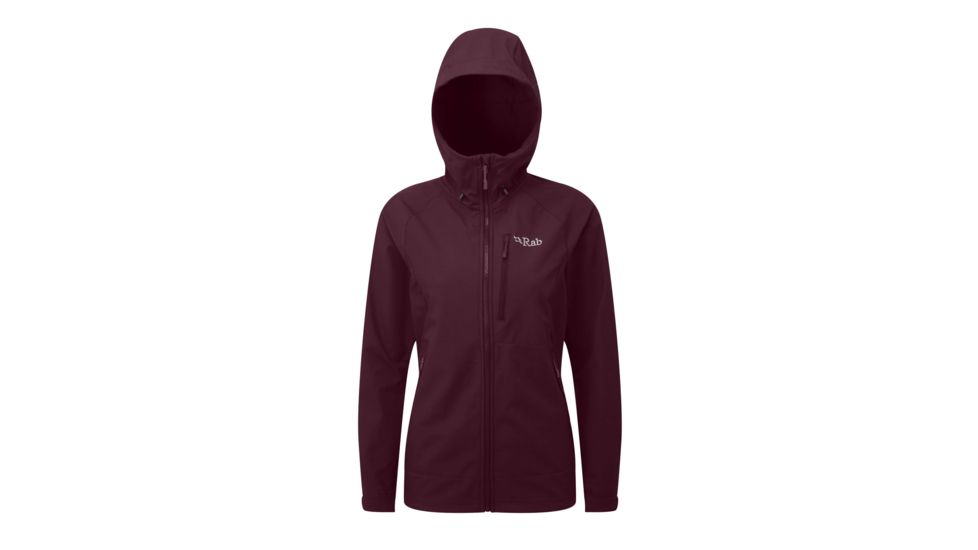 Rab Salvo Jacket, Eggplant/Ricocco OR Atlantis/Serenity, Medium UK 12, QFU-25-EG-12