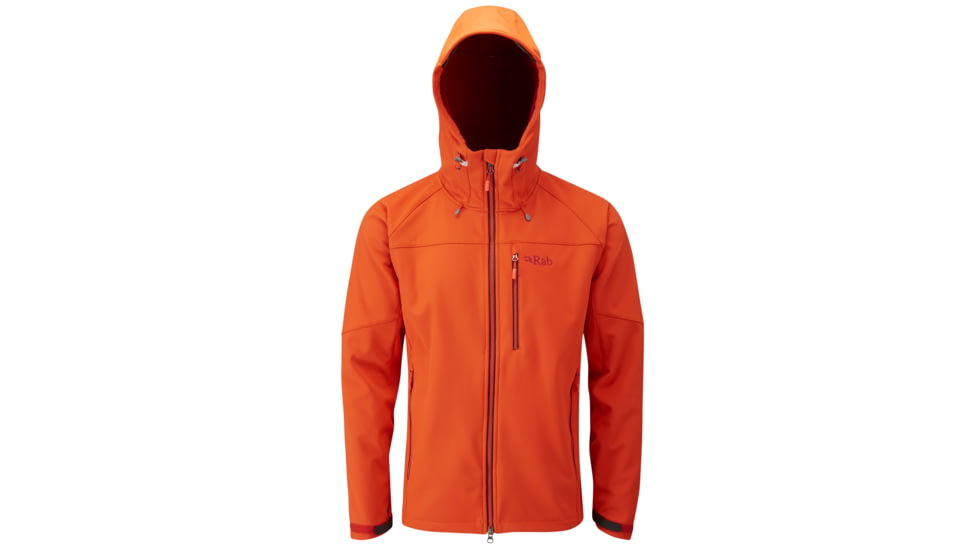 Rab Salvo Jacket - Men's-Firecracker/Merlot-X-Large