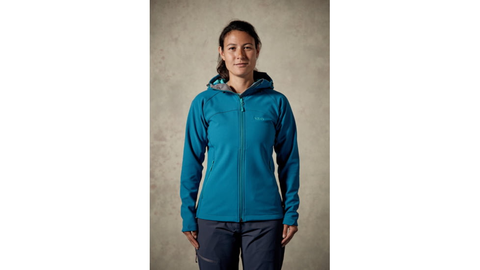 Rab Salvo Jacket - Womens, Blazon/ Seaglass, 8, QFT-53-BZ-08