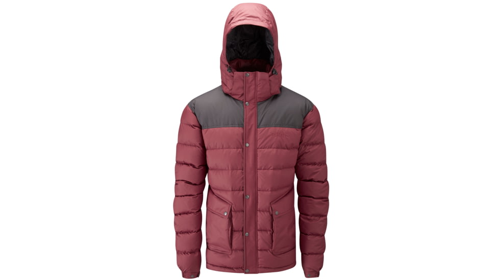 DEMO, Rab Mens Sanctuary Jacket, Rootbeer/Anthracite, Large, QDA-68-RB-L-DEMO