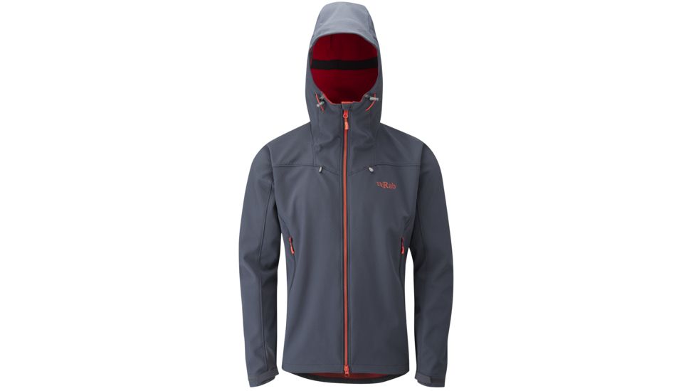 Rab Sentinel Jacket - Men's-Ebony/Oxide-X-Large