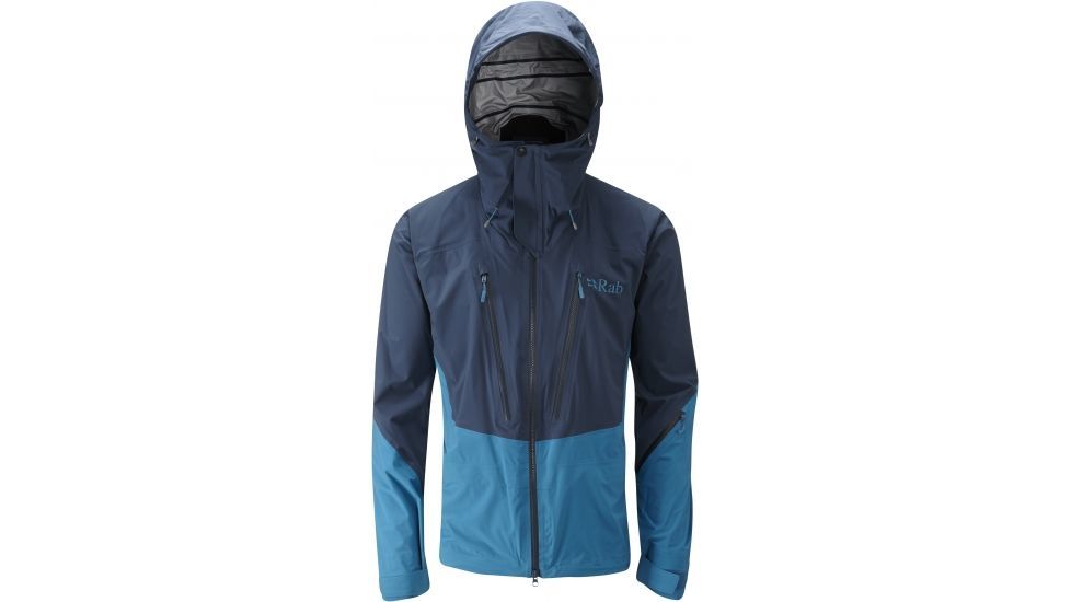 Rab Sharp Edge Jacket - Men's, Deep Ink/ Merlin, Extra Large, QWG-07-DI-XL