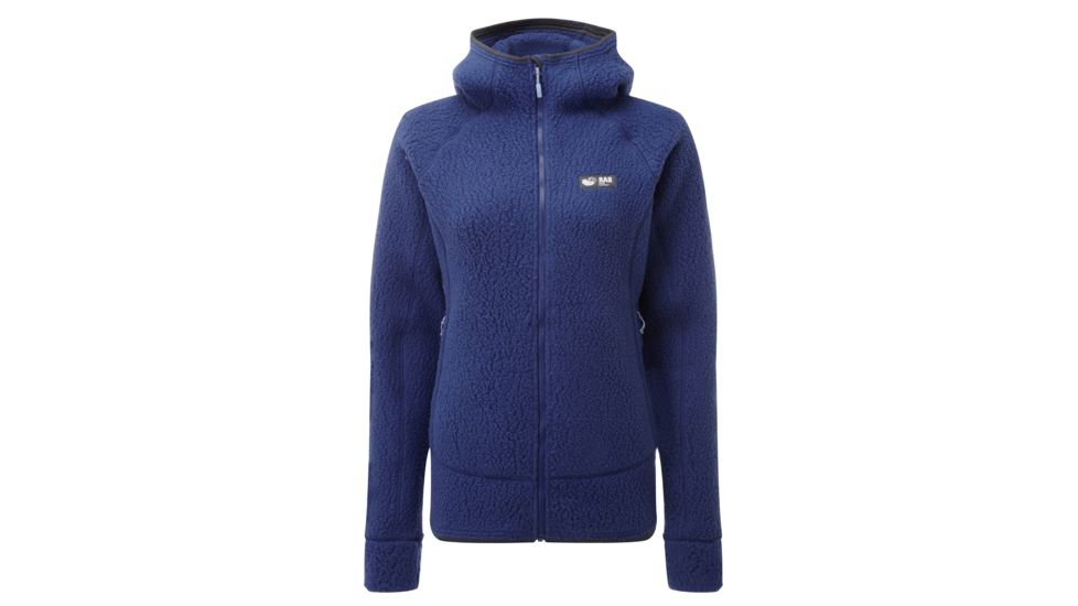 Rab Shearling Jacket - Womens, Blueprint, Size 12, QFB-26-BP-12