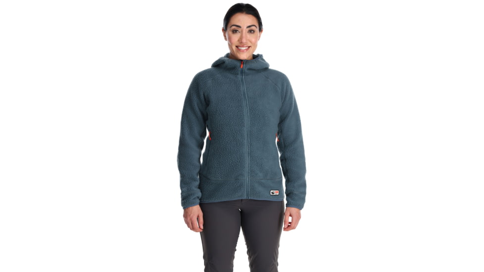 Rab Shearling Jacket - Womens, Orion Blue, Medium, QFB-26-ORB-12