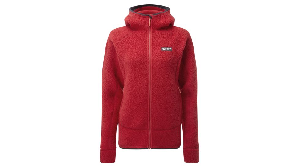 Rab Shearling Jacket - Womens, Ruby, Size 12, QFB-26-RU-12