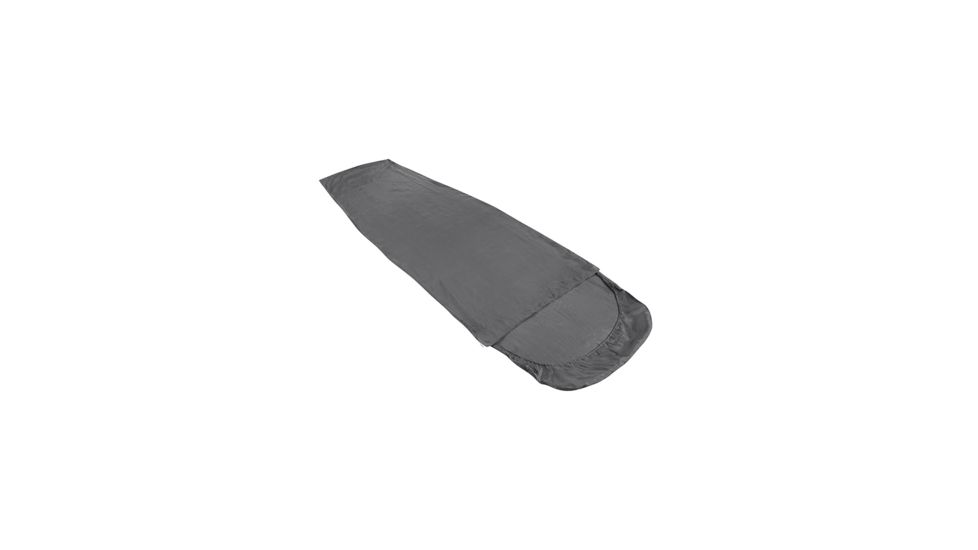 Rab Silk Ascent Hooded Sleeping Bag Liner, Slate, Regular, QAL-34-SL