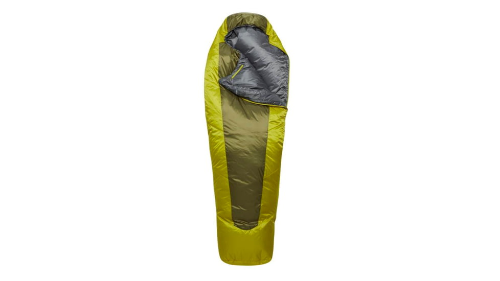 Rab Solar Eco 0 Sleeping Bag, Chlorite Green, Regular, Left Zip, QSS-13-CHG-REG-LZ